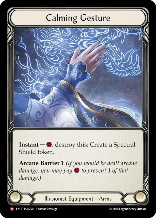 Calming Gesture [ROS250] (Rosetta)  Cold Foil