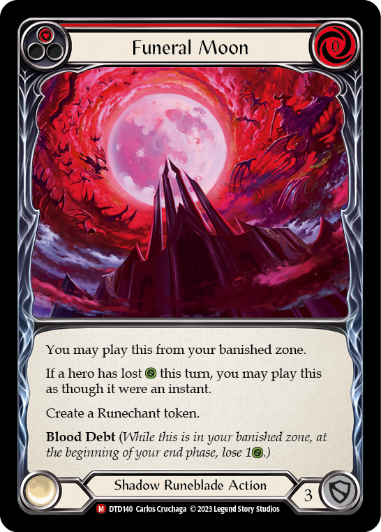 Funeral Moon [DTD140] (Dusk Till Dawn)  Rainbow Foil