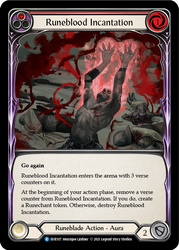 Runeblood Incantation (Red) [EVR107] (Everfest)  1st Edition Normal