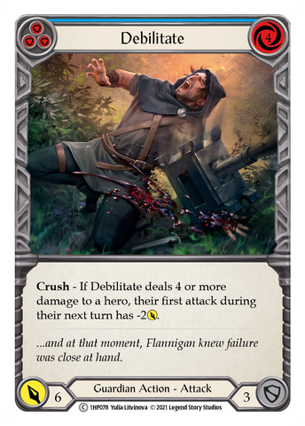 Debilitate (Blue) [1HP078] (History Pack 1)