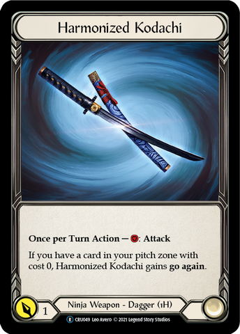 Harmonized Kodachi [U-CRU049] (Crucible of War Unlimited)  Unlimited Normal