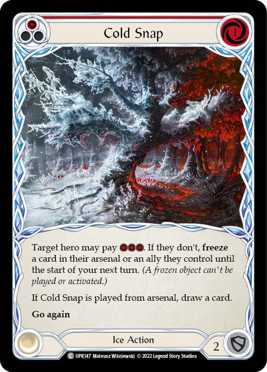 Cold Snap (Red) [UPR147] (Uprising)  Rainbow Foil