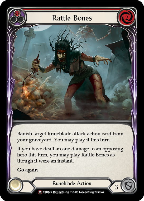 Rattle Bones [U-CRU143] (Crucible of War Unlimited)  Unlimited Rainbow Foil