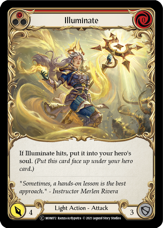 Illuminate (Red) [U-MON072-RF] (Monarch Unlimited)  Unlimited Rainbow Foil