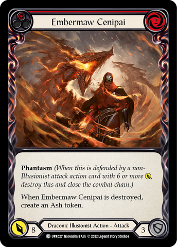 Embermaw Cenipai (Red) [UPR027] (Uprising)  Rainbow Foil