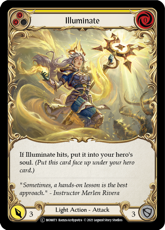 Illuminate (Yellow) [U-MON073-RF] (Monarch Unlimited)  Unlimited Rainbow Foil